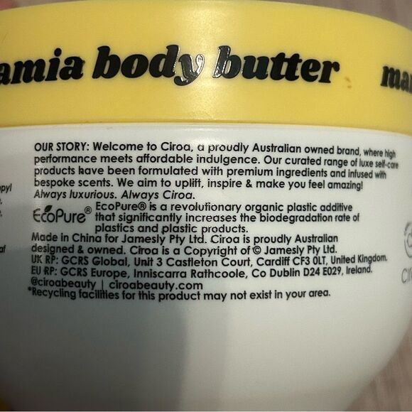 NEW CIROA Manuka honey Macadamia Duo Body Butter & Body Wash Gift Set 33.8, 15.8 - Picture 4 of 6